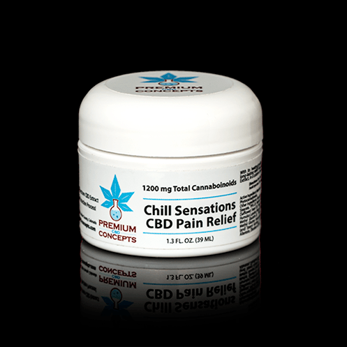 Chill Sensations CBD Pain Relief Cream - 1200 mg - 1.3 fl. oz. - Premium CBD Concepts